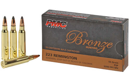 Ammunition PMC Ammunition Bronze 223Rem PMC BRNZ 223REM 55GR SP 20/800